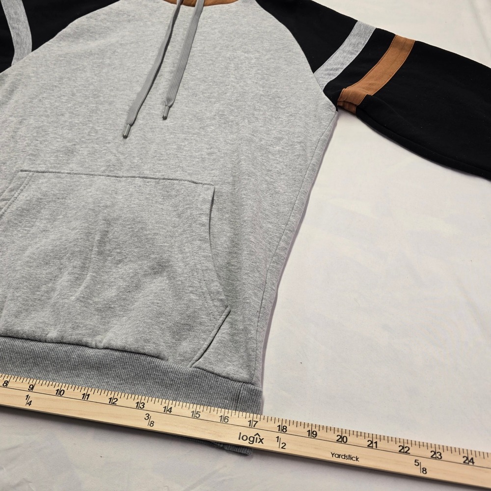 Denim & Flower Ricky Singh Colorblock Hoodie Sweatshirt Mens M‎ - Picture 5 of 11